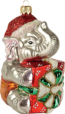Elephant with Present