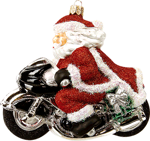 Santa on Motorbike