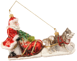 5907625723305 PP-1369 P.P.H Impuls 440s Christmas Tree Ornament Diving Santa Claus